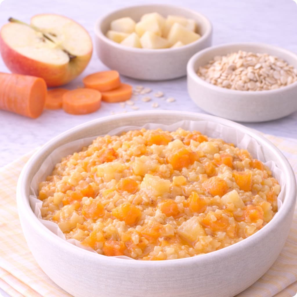 Apple + Carrot + Oat Fusion Bowl