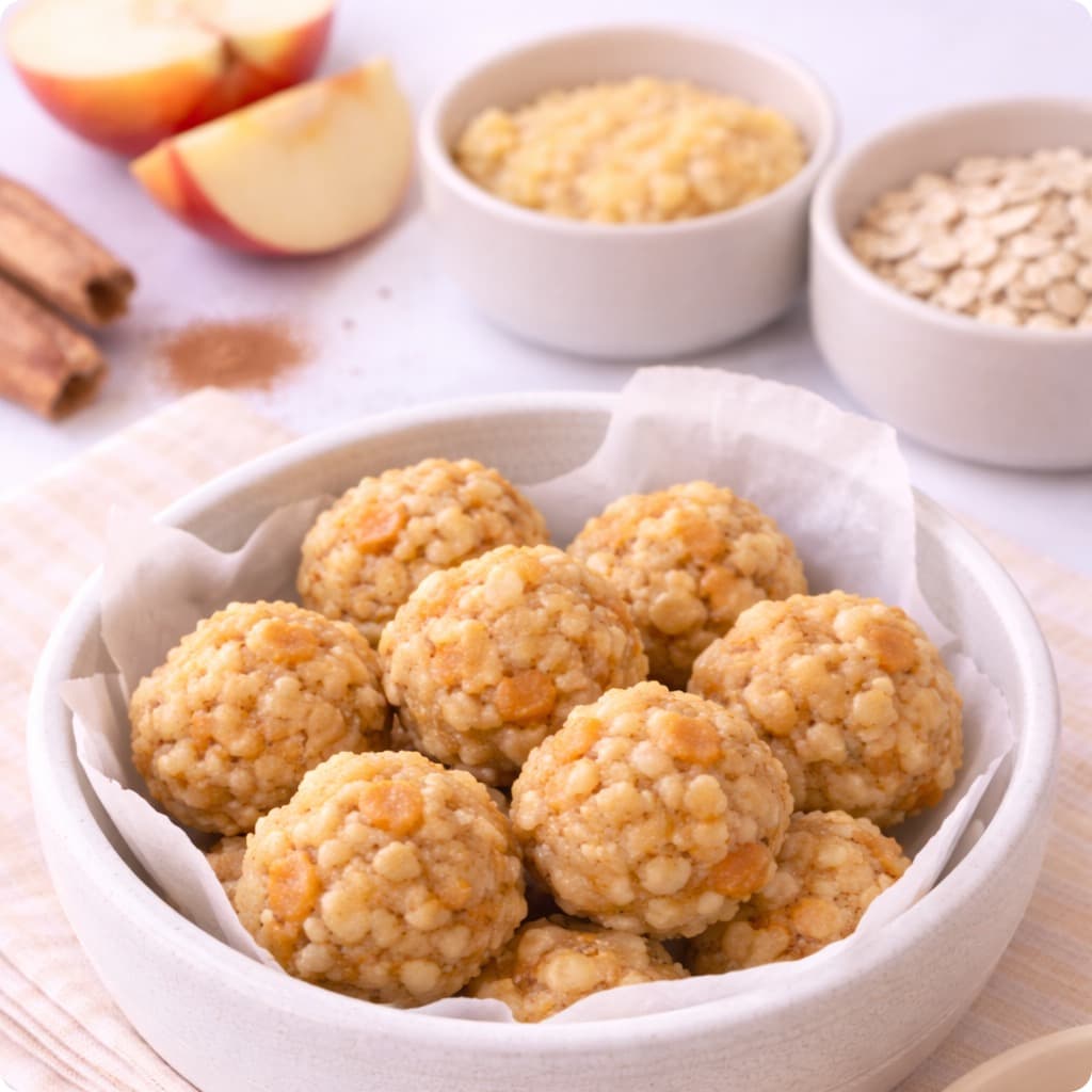 Apple Cinnamon Oat Bites