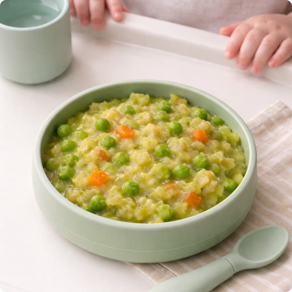 Baby Pea Stew (Mashed)