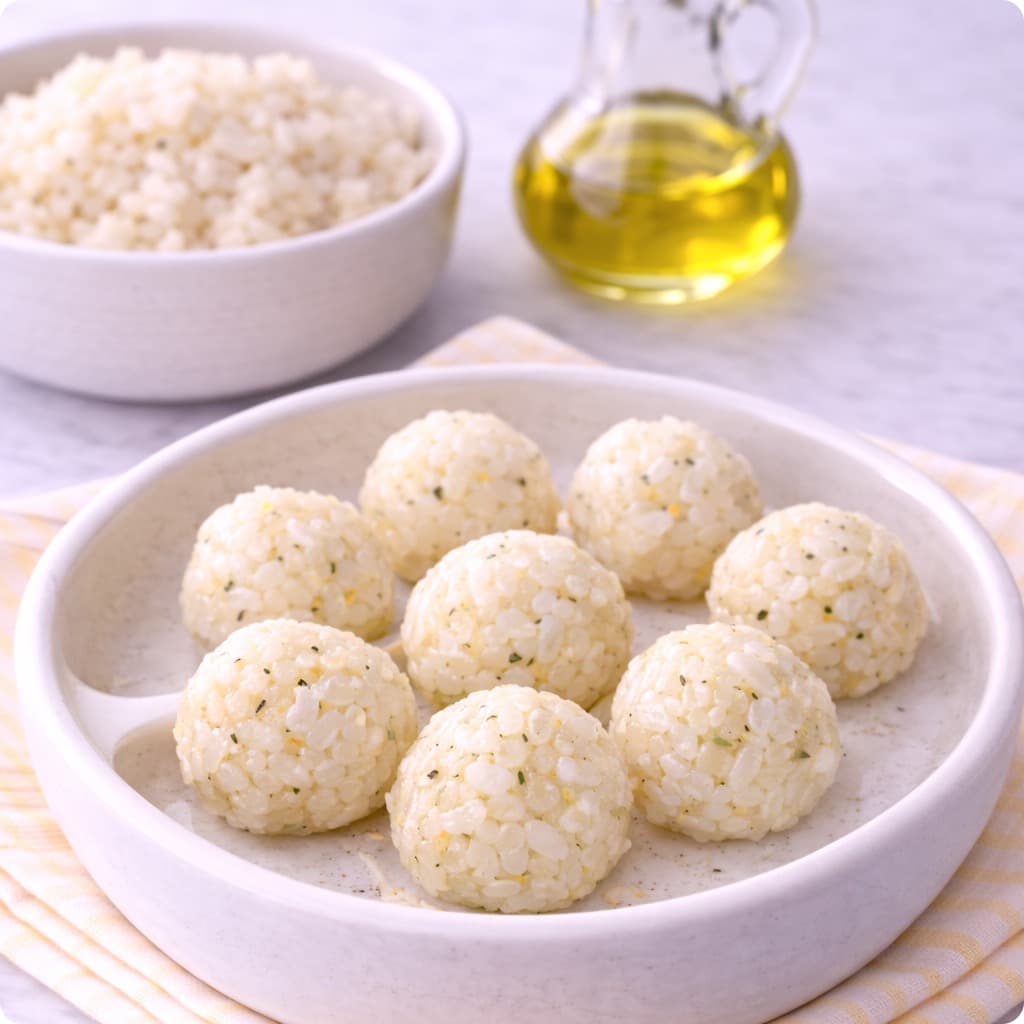 Rice Balls (Baby Rice Balls)
