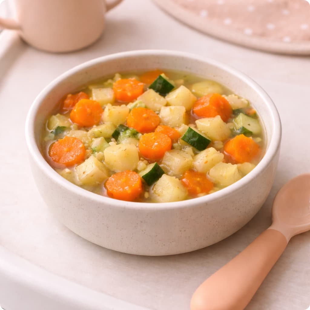 Baby Vegetable Stew (Carrot–Potato–Zucchini)