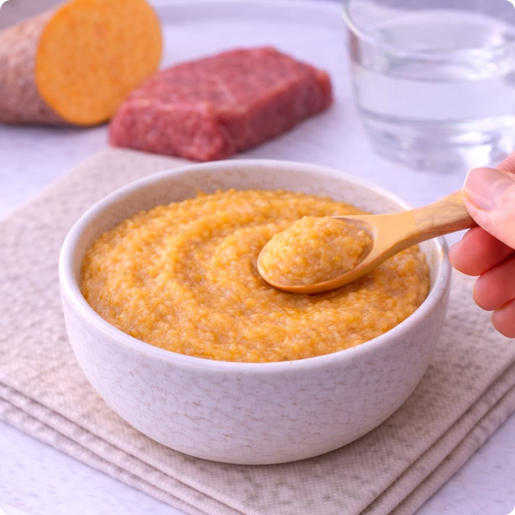 Beef & Sweet Potato Mash