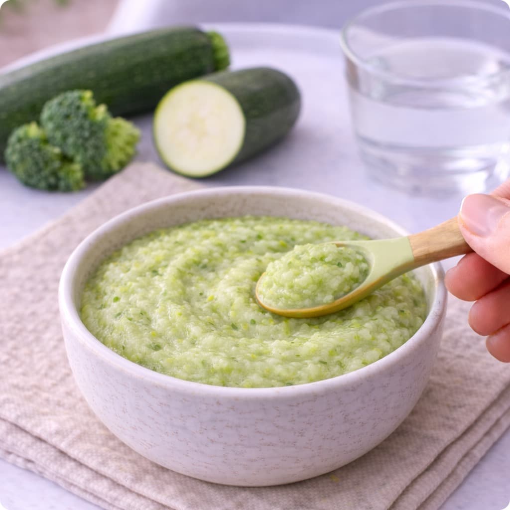 Broccoli & Zucchini Purée