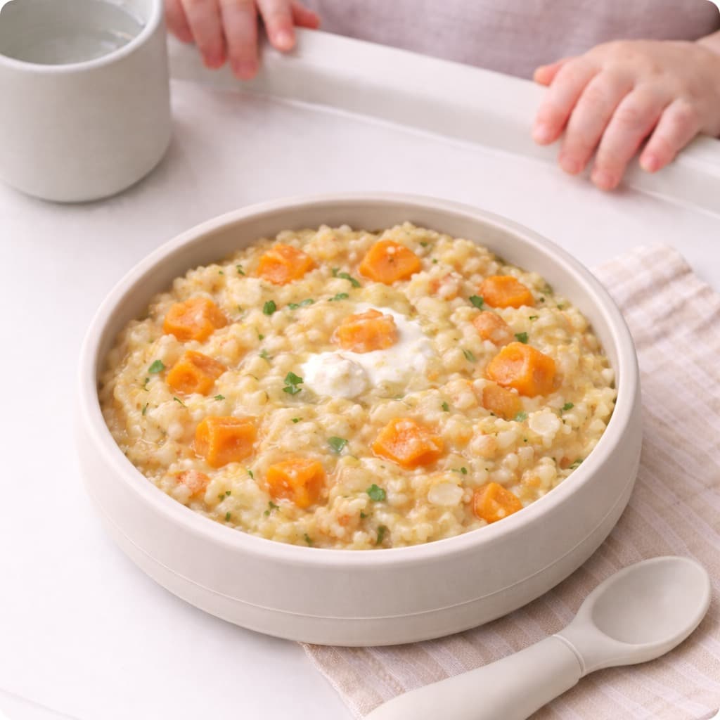 Carrot + Millet + Yogurt Cream Bowl