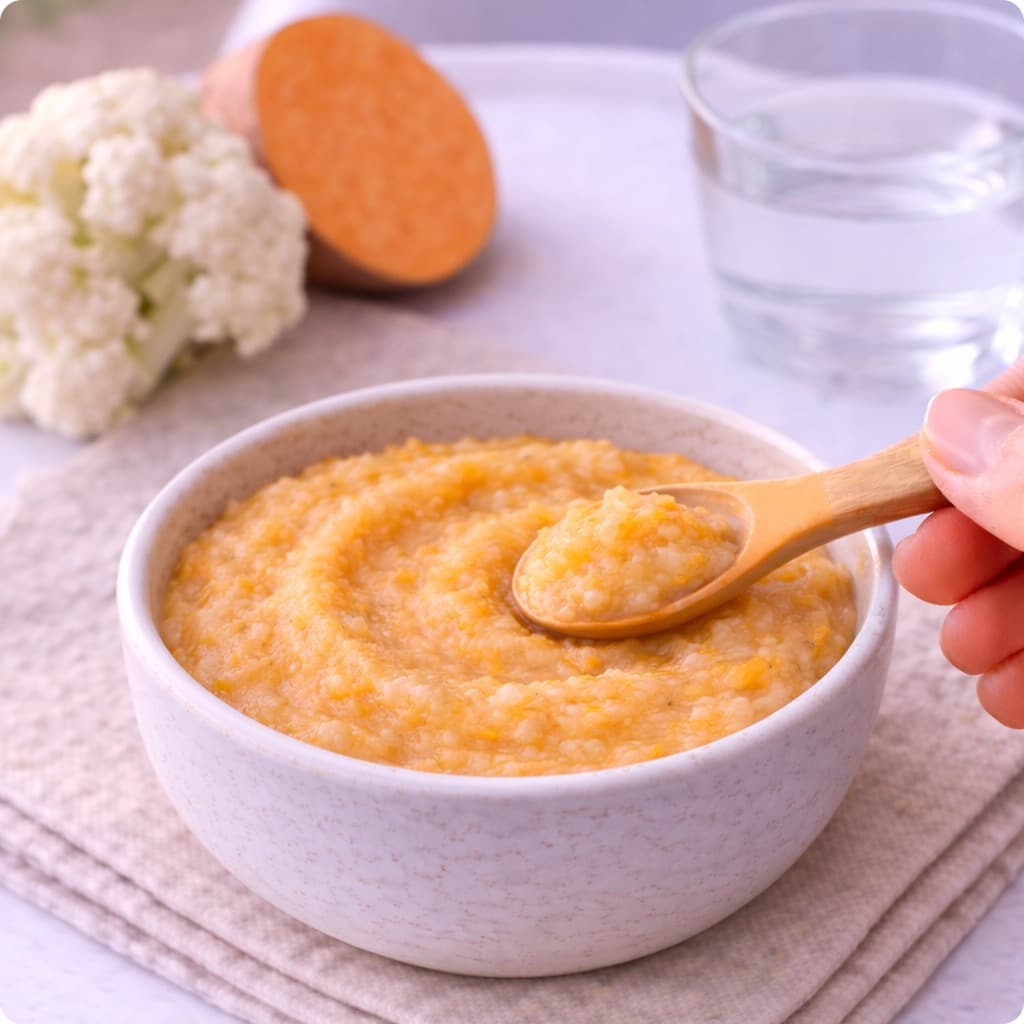 Cauliflower & Sweet Potato Mash