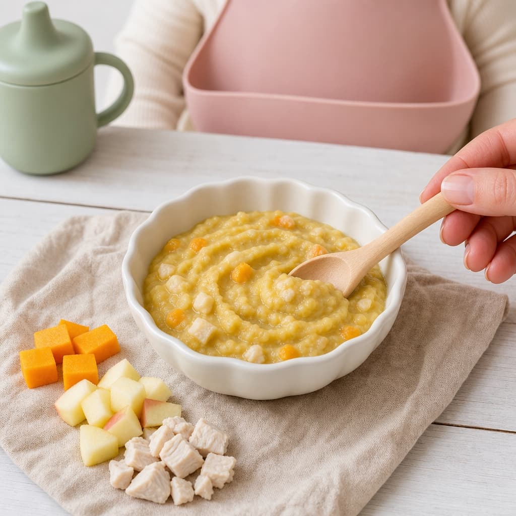 Chicken Apple Squash Bowl