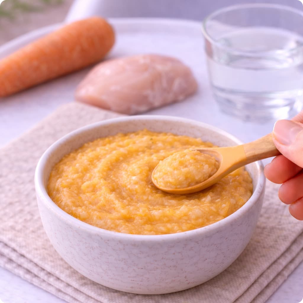 Chicken & Carrot Purée
