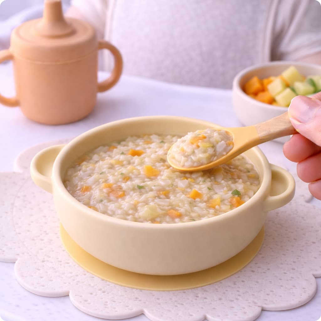Chicken & Vegetable Porridge