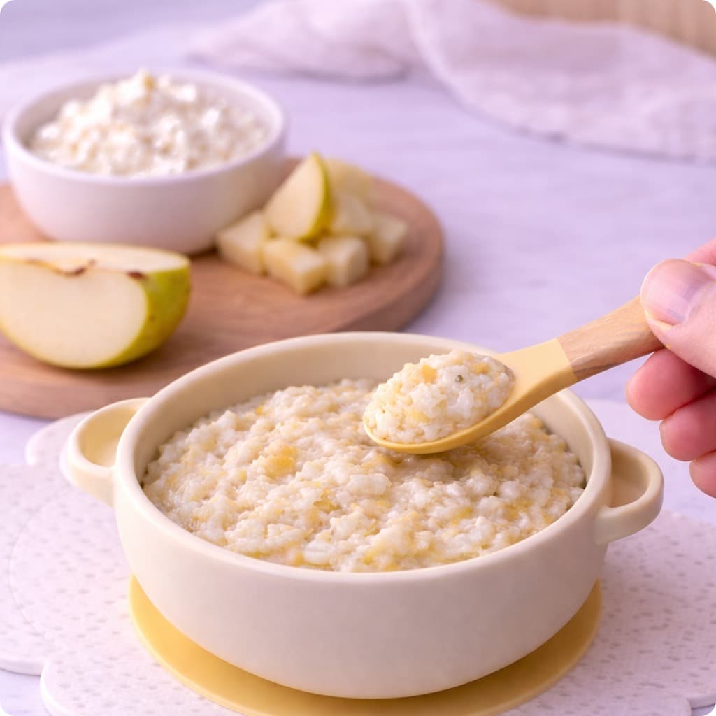 Cottage Cheese + Pear Mash