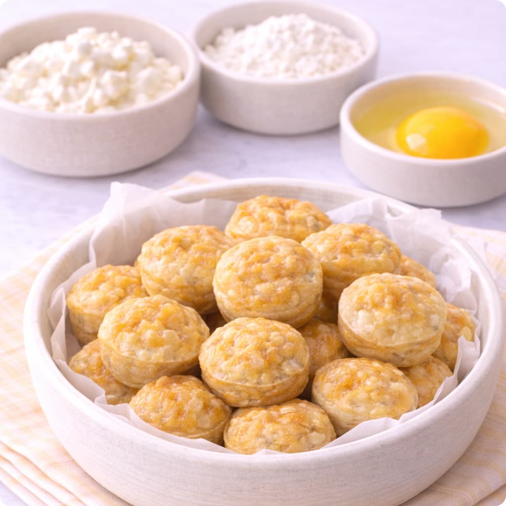 Cottage Cheese Soft Muffins