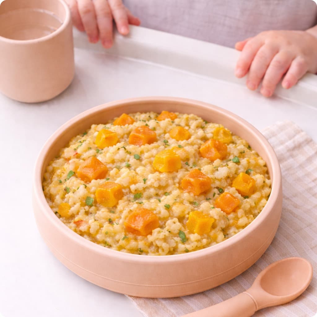 Couscous + Carrot + Pumpkin Mash