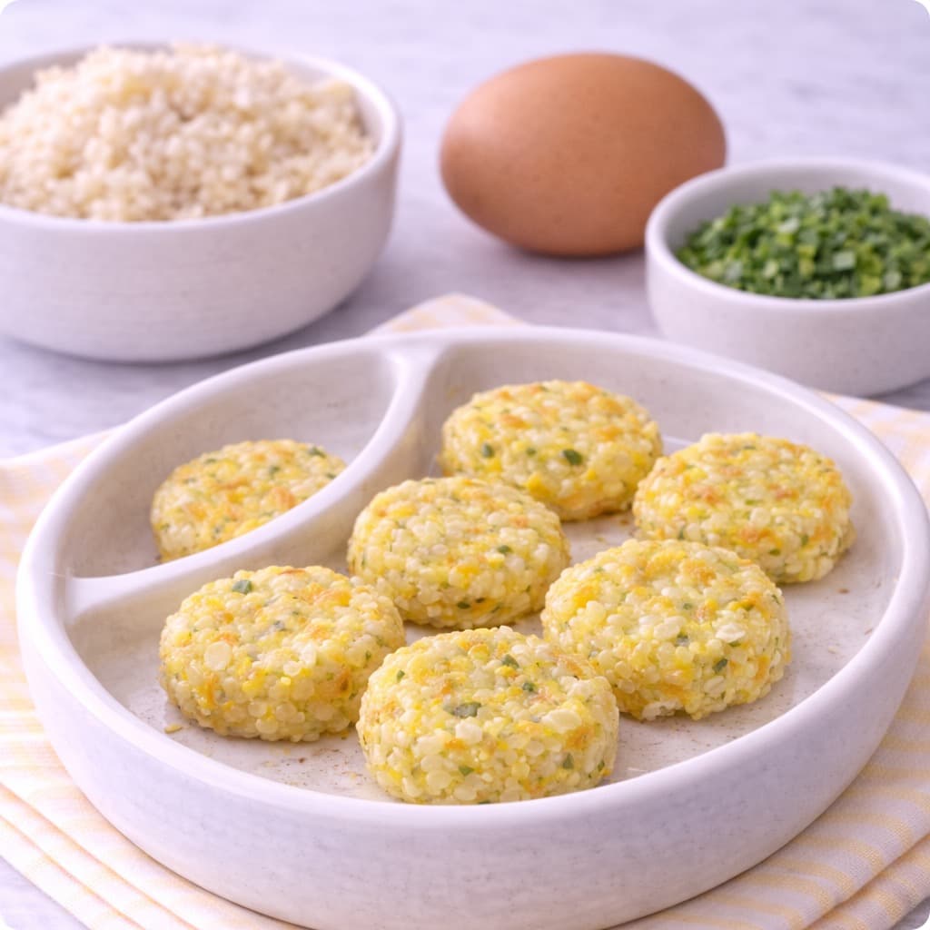 Egg Rice Pancakes