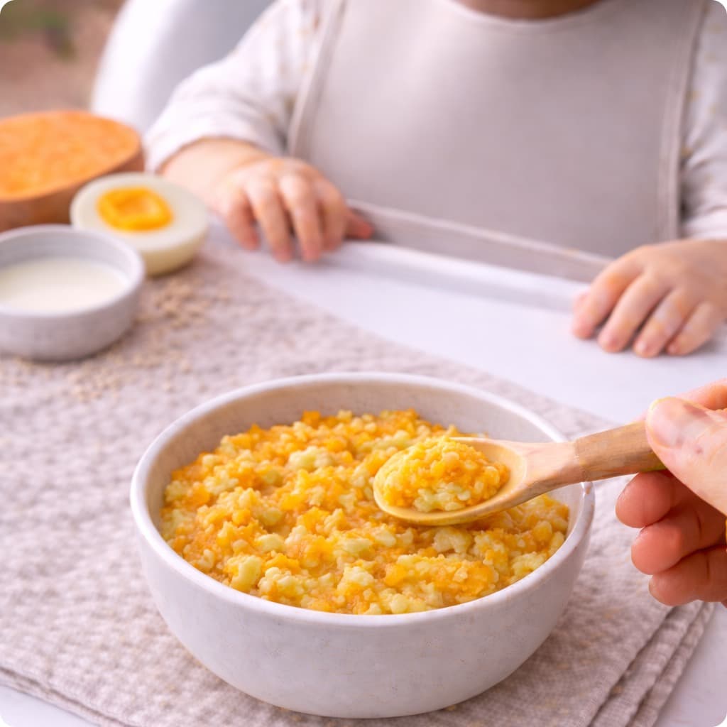 Egg & Sweet Potato Mash