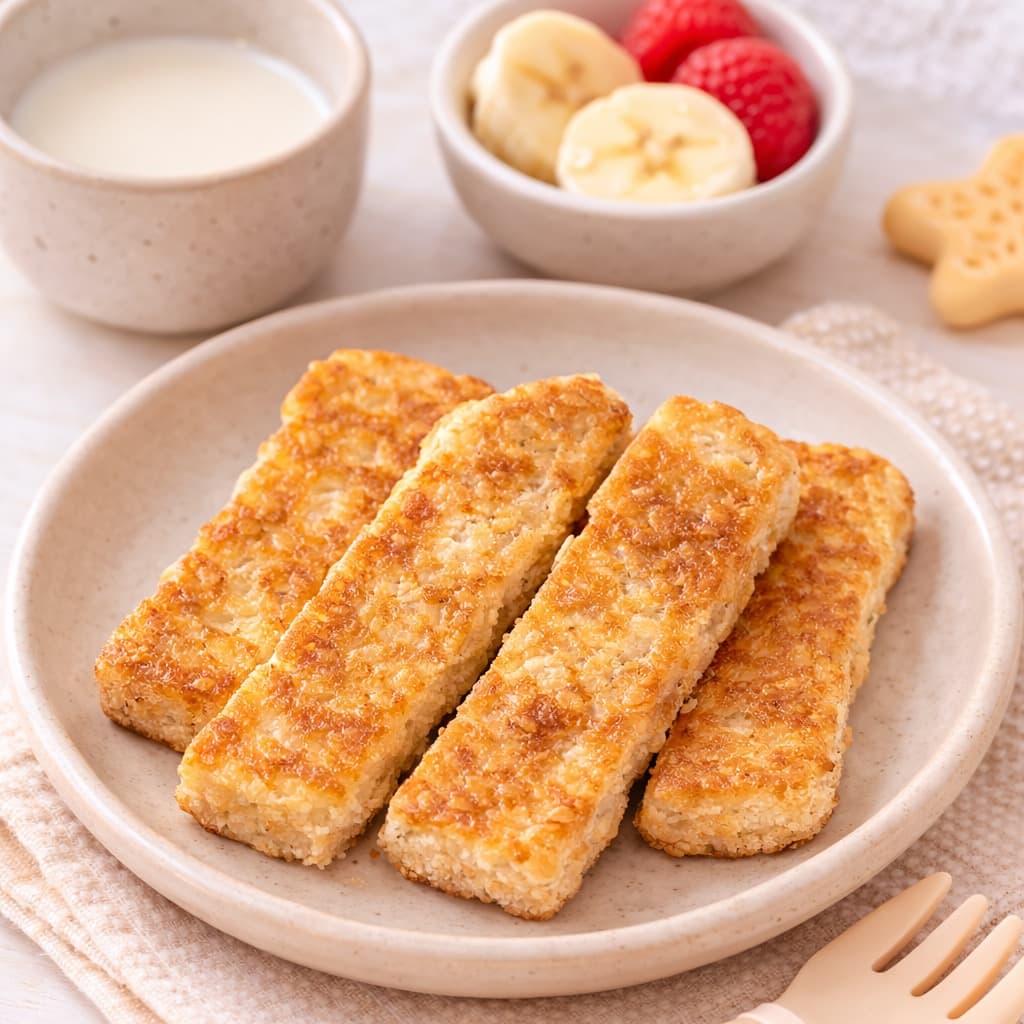 French Toast BLW Strips (Baby Safe)