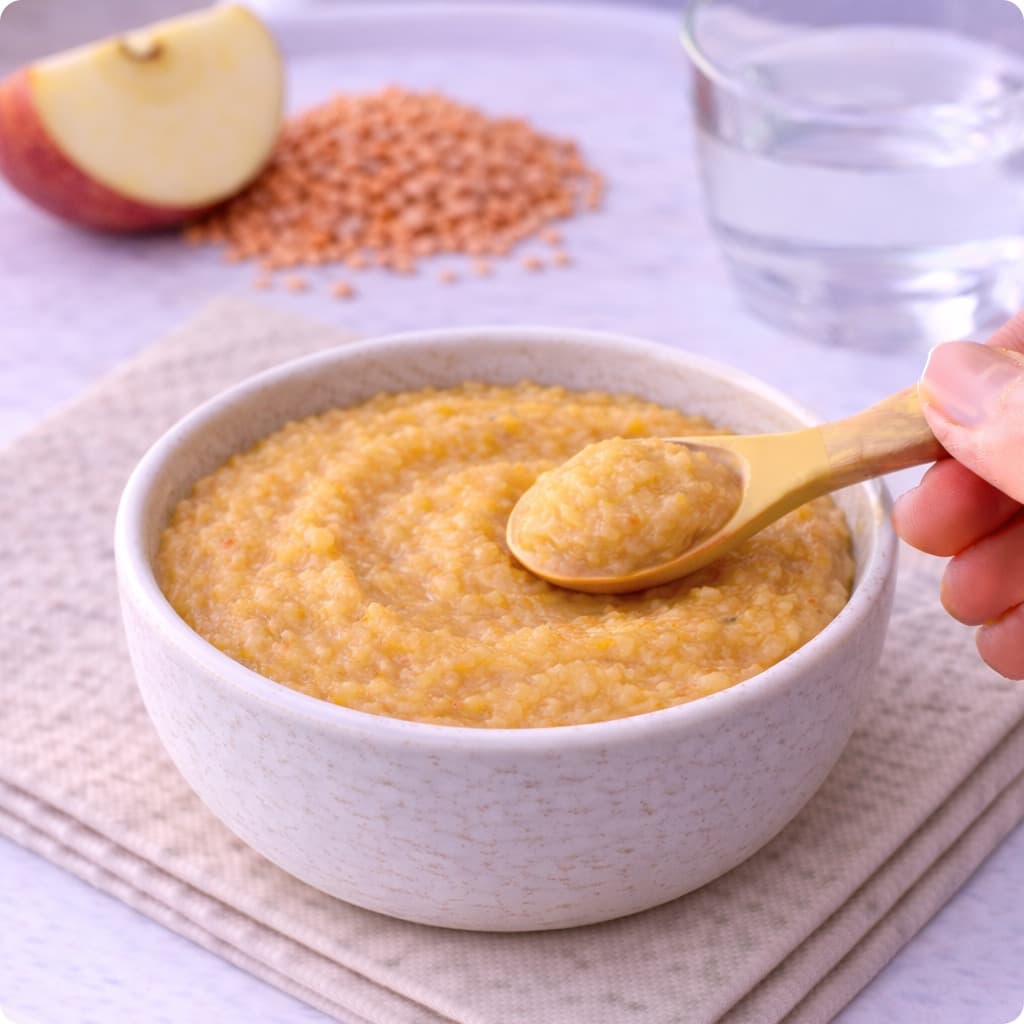 Lentils & Apple Purée