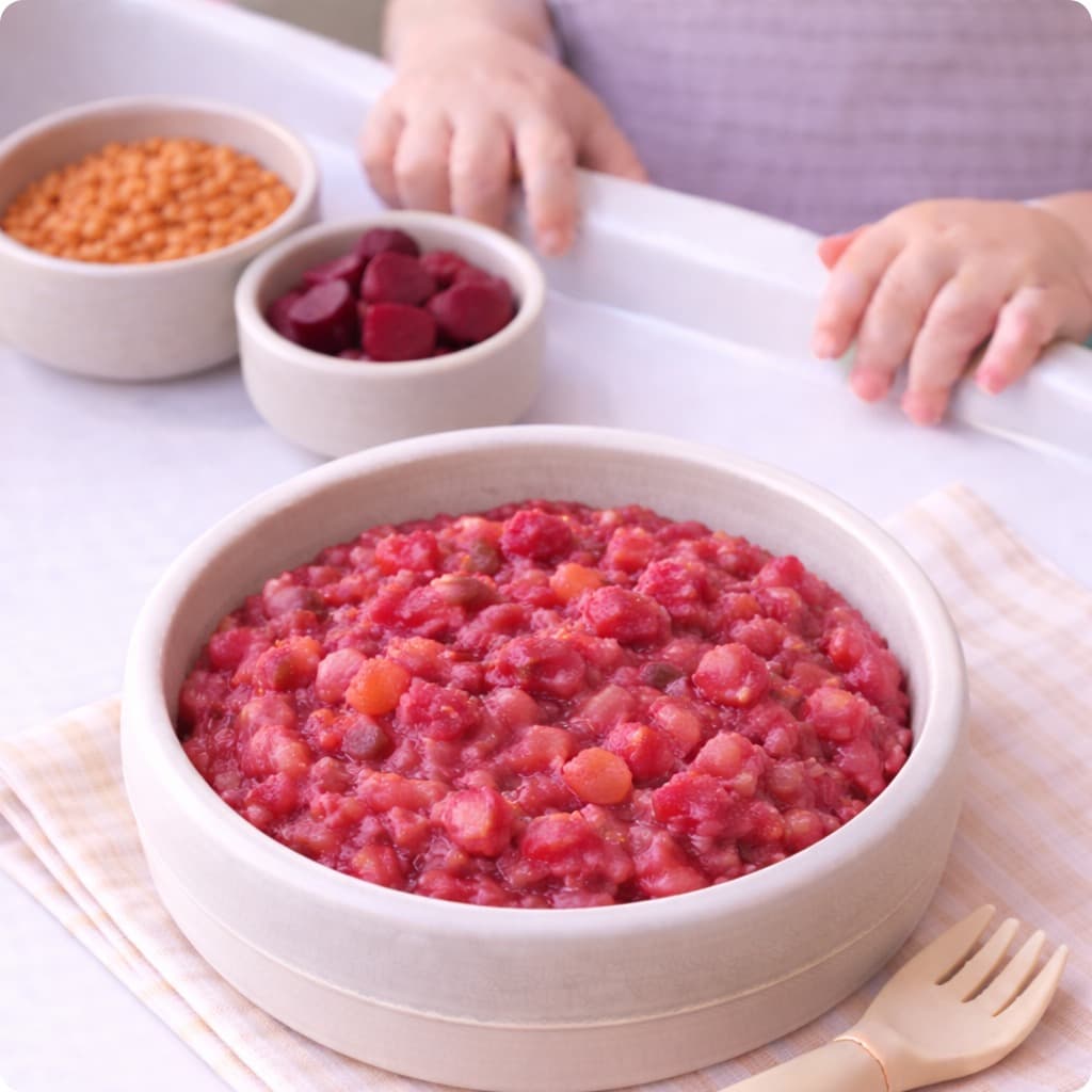 Lentils + Beetroot + Potato Mash