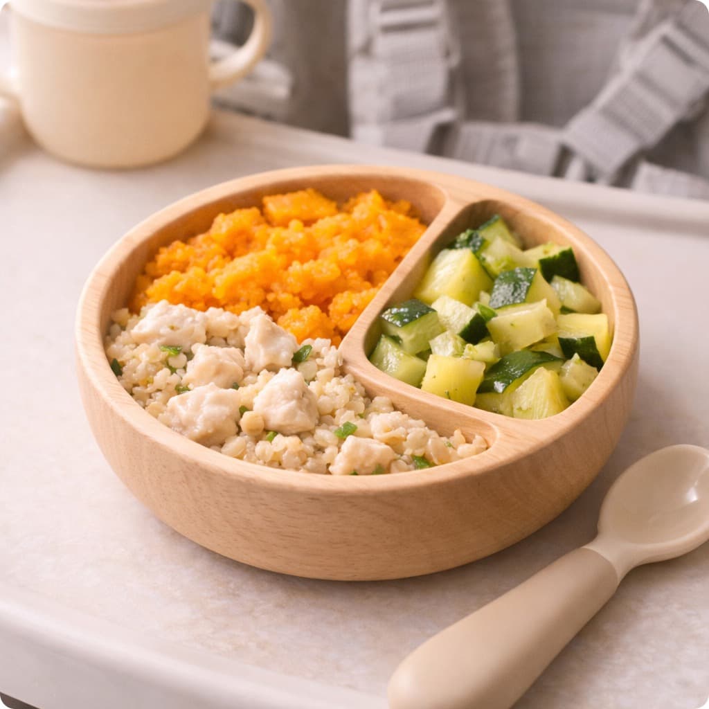 Lentils, Sweet Potato & Zucchini Bowl