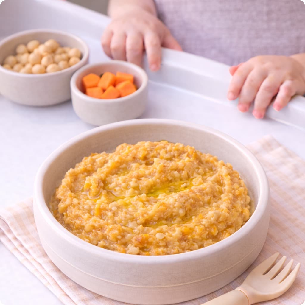 Middle Eastern Chickpea + Carrot Mash