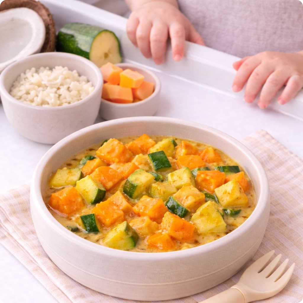 Mild Coconut Sweet Potato Baby Curry