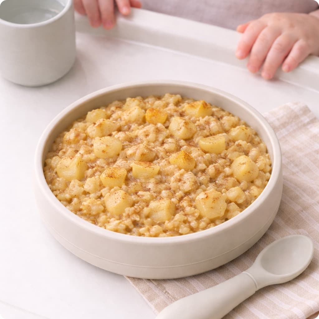 Millet + Apple + Cinnamon Mash