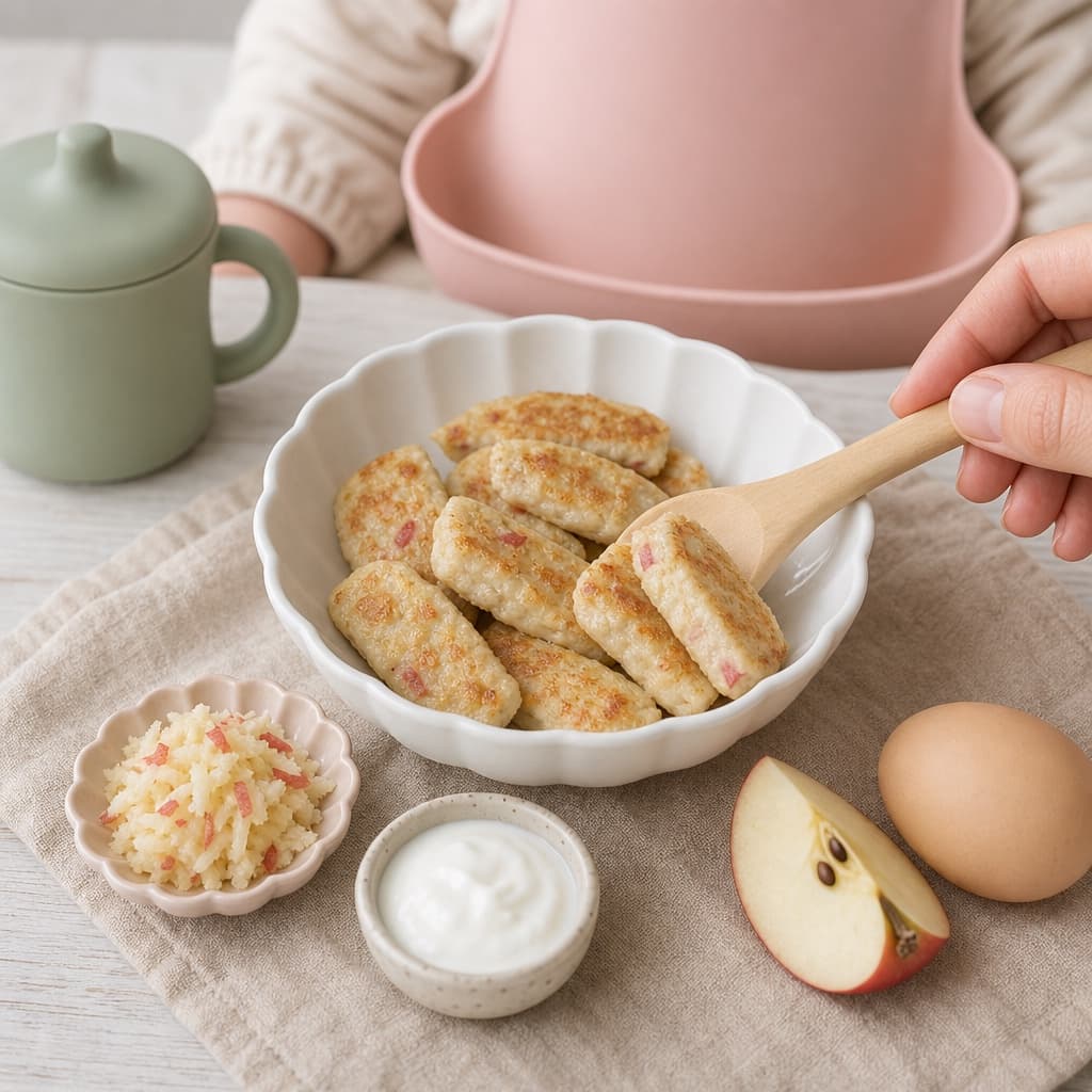 Mini Apple Yogurt Pancakes