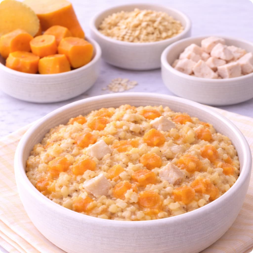 Pumpkin + Millet + Chicken Evening Porridge
