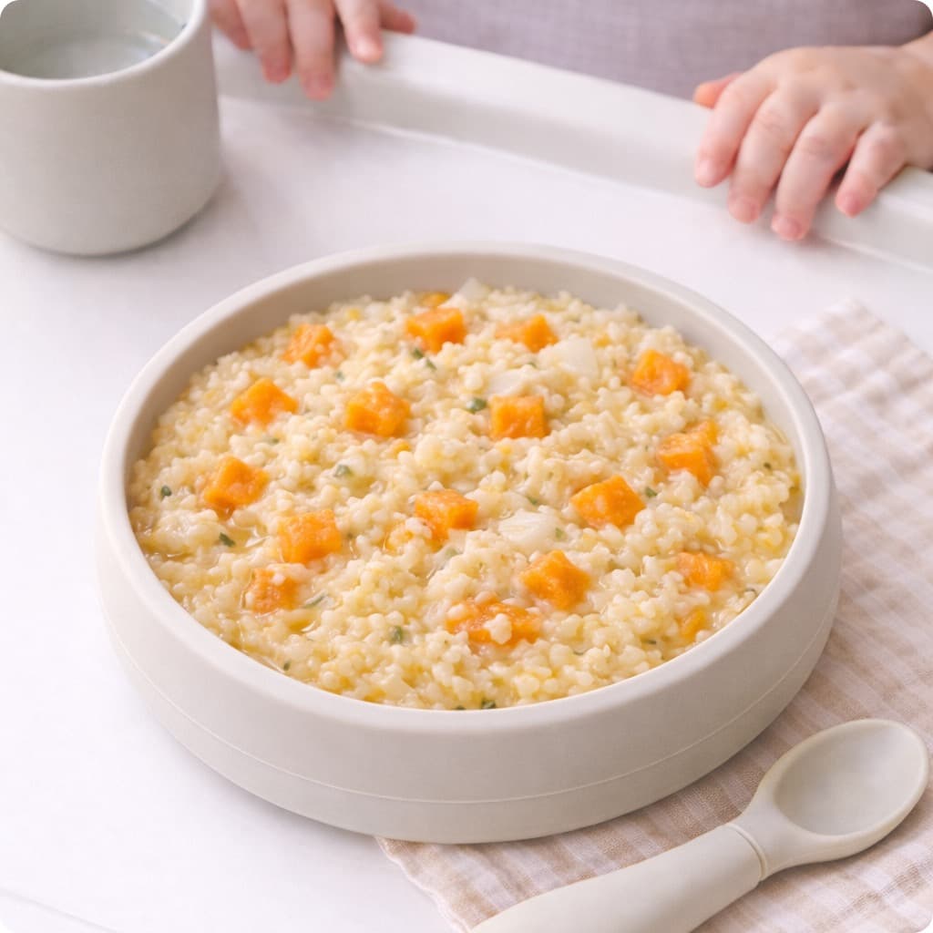 Rice + Carrot + Olive Oil Cream Bowl