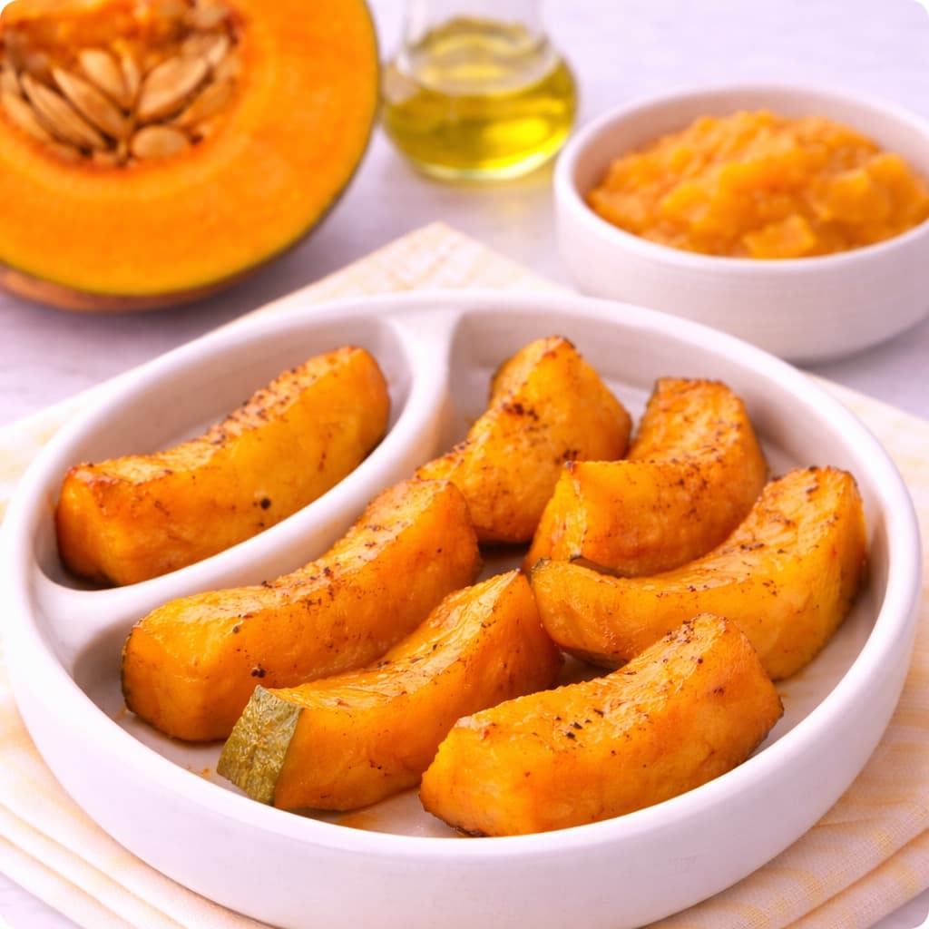 Roasted Pumpkin Wedges
