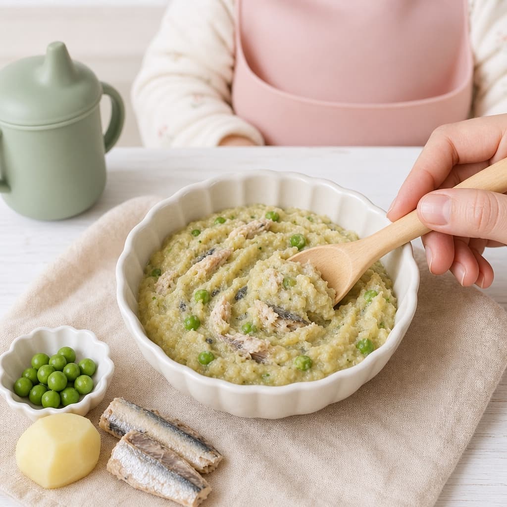 Sardine Potato Pea Mash