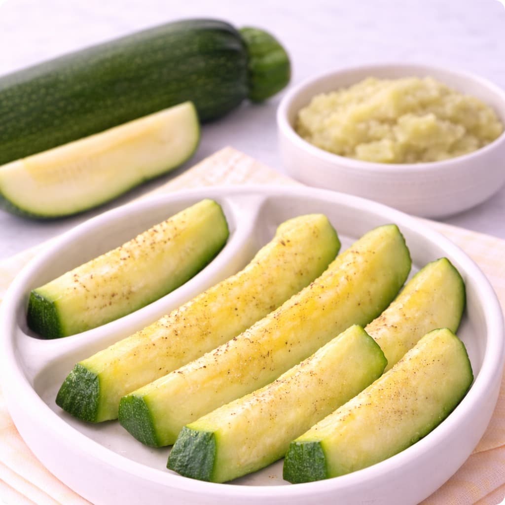 Soft Zucchini Spears