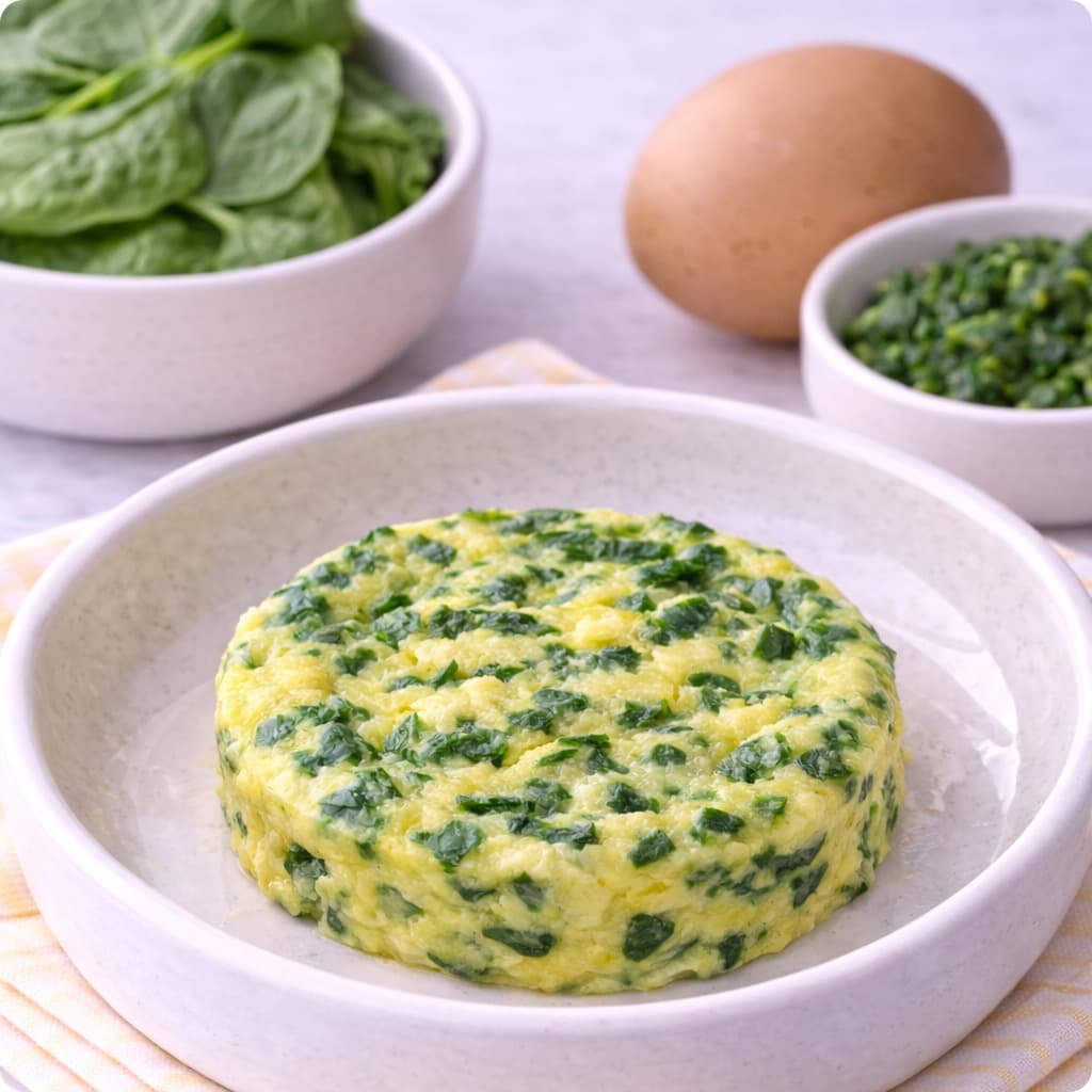 Spinach Egg Mini Omelette