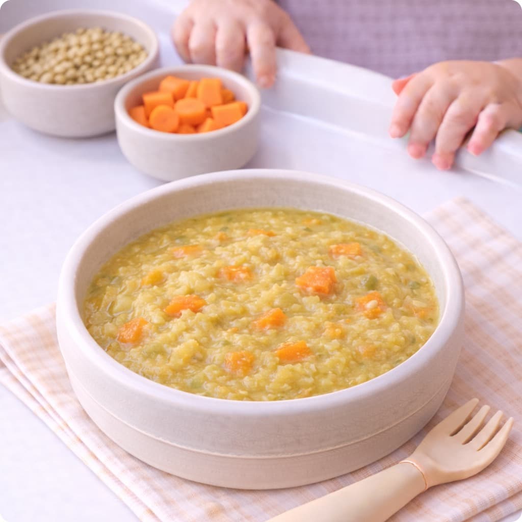 Split Pea + Carrot Soft Soup