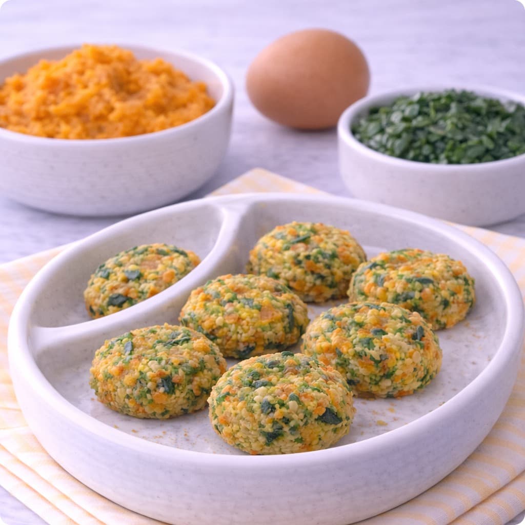 Sweet Potato Spinach Fritters