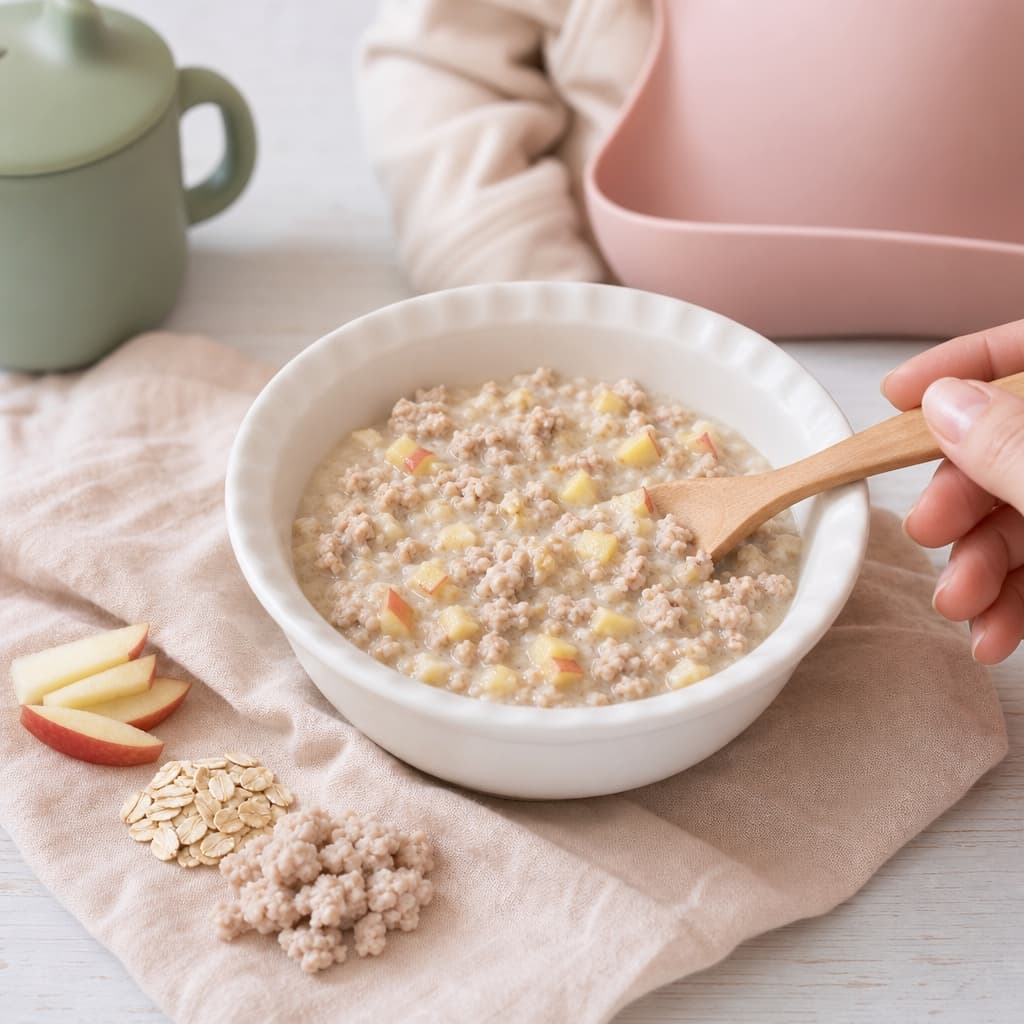 Turkey Apple Oat Savory Porridge