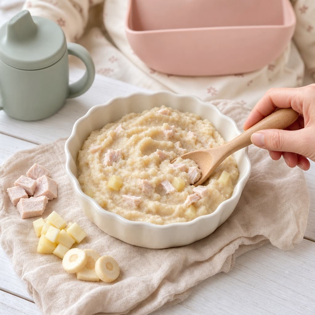 Turkey Apple Parsnip Bowl