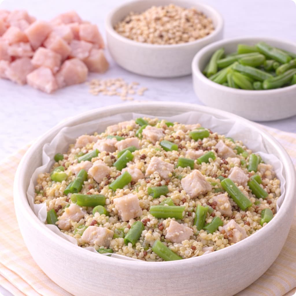 Turkey + Quinoa + Green Beans Soft Bowl
