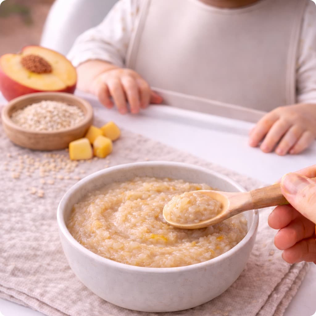Peach Wheat Cereal