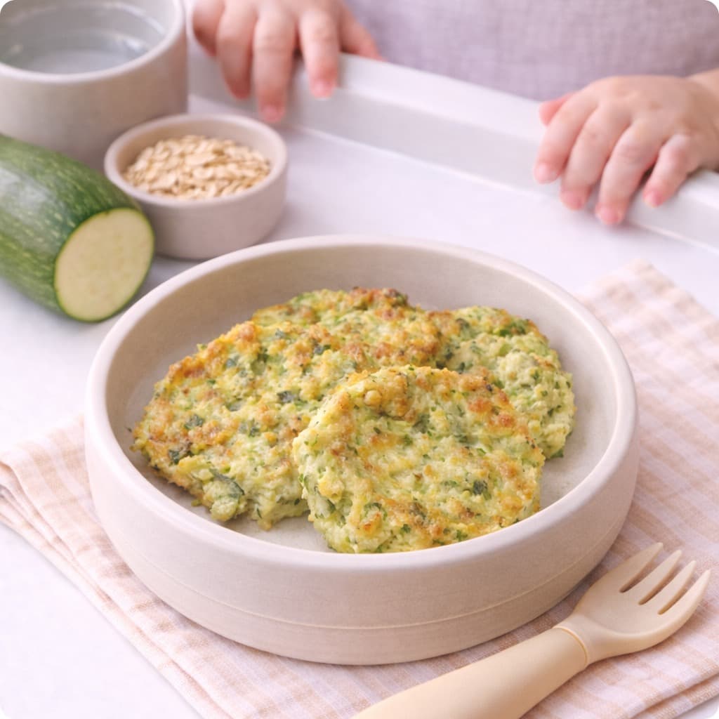 Zucchini BLW Fritters (Soft)