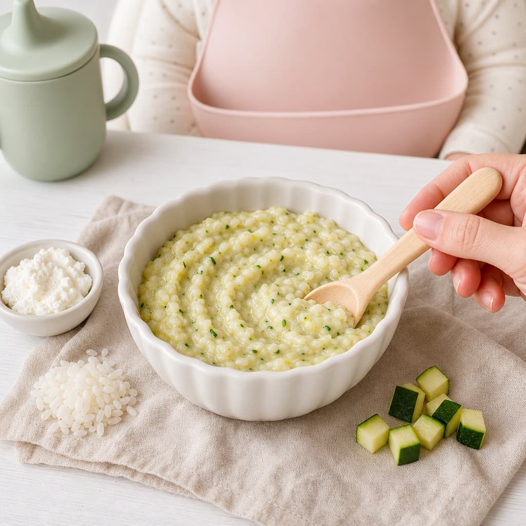 Zucchini Ricotta Rice Bowl