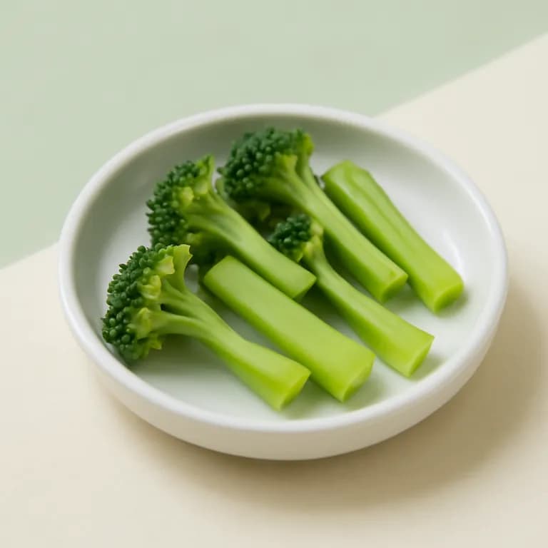 How to cut broccoli for a 6 month old