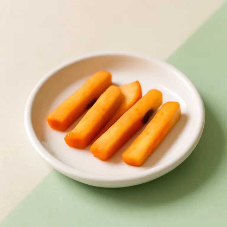 How to cut peach for a 6 month old