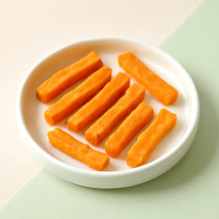 How to cut sweet potato for a 6 month old