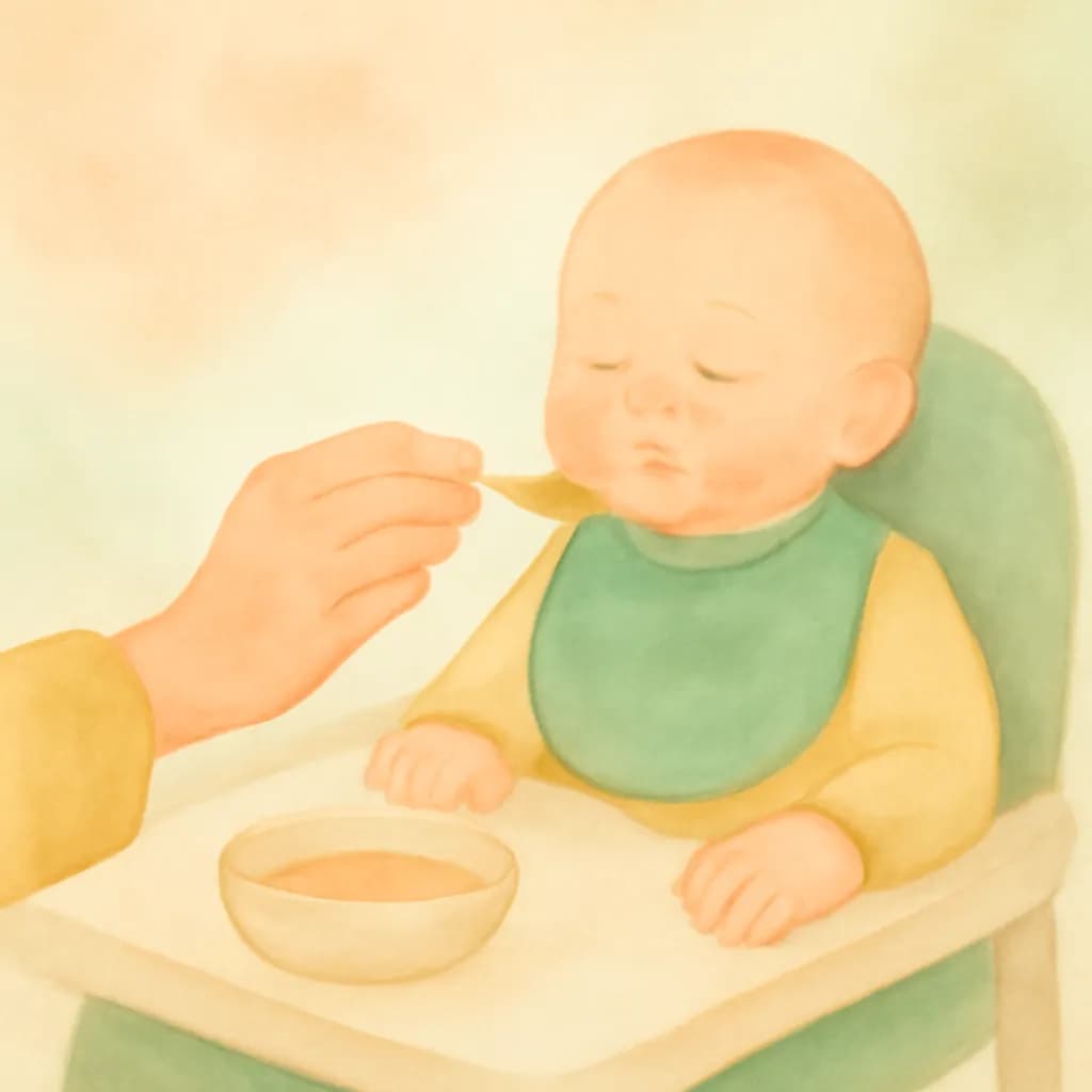 Baby has rash around mouth from food?