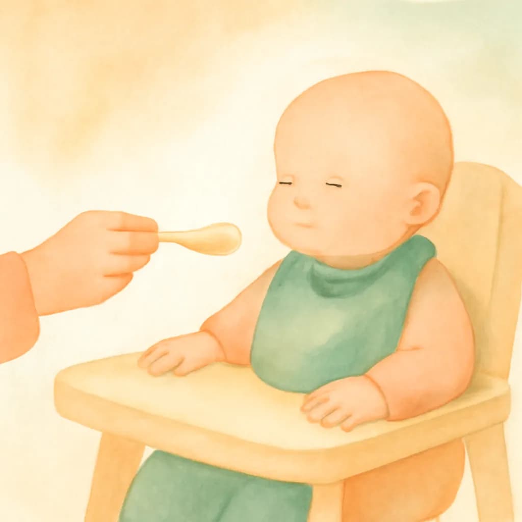 Baby not gaining weight after starting solids?
