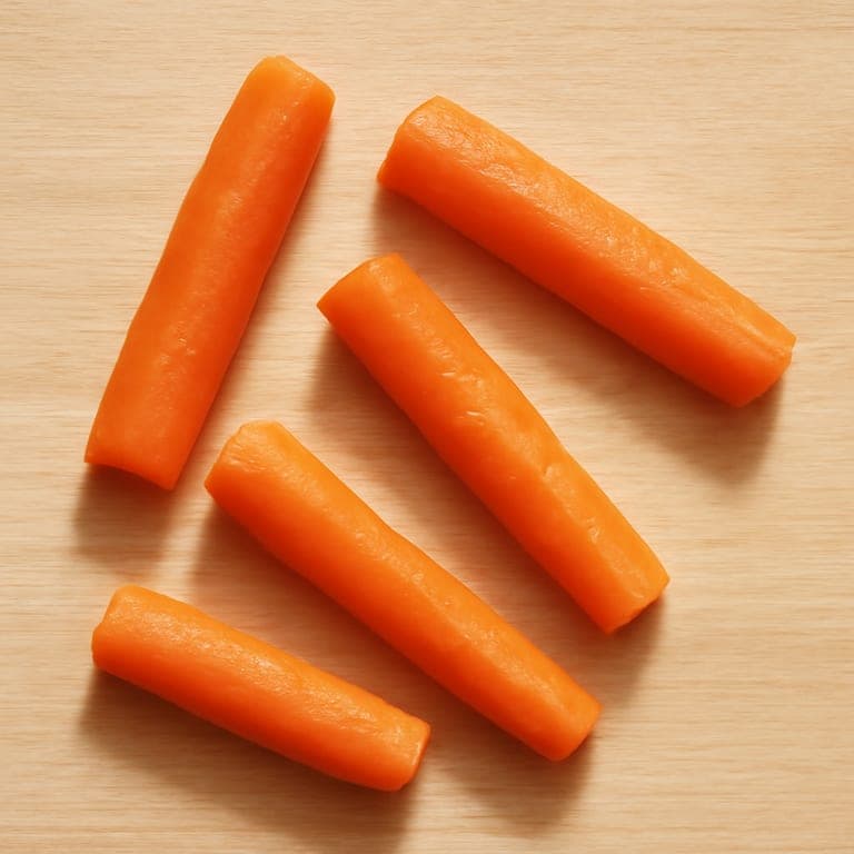 Baby-led weaning carrot batons for 6 month old