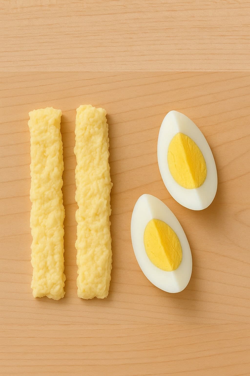 how to cut eggs for baby led weaning - egg strips for 6 month old