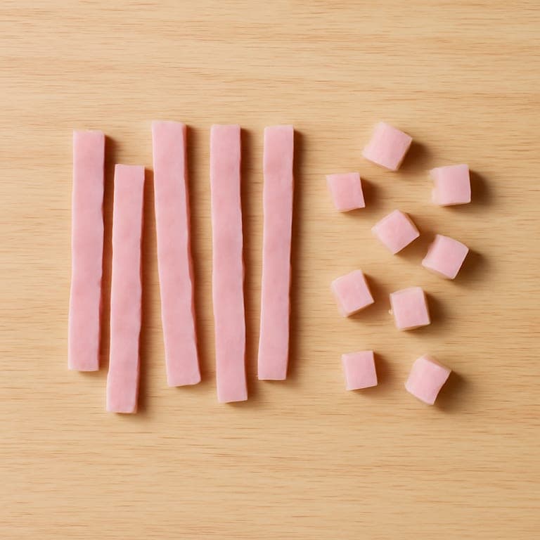 Baby-led weaning safe ham pieces for 12 month old