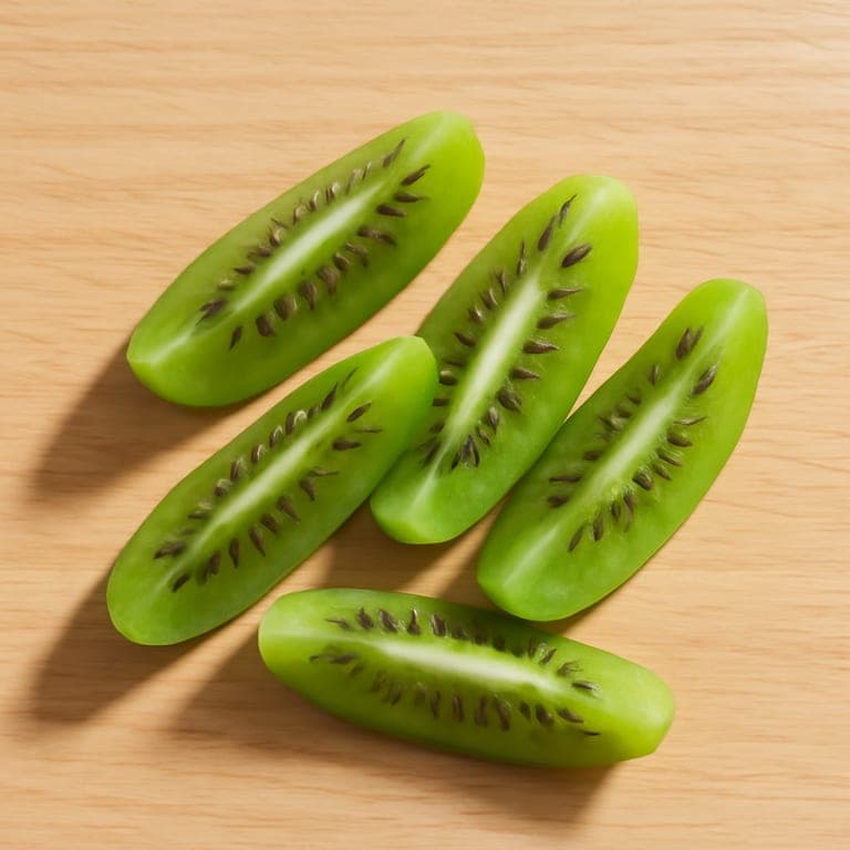 Baby-led weaning kiwi wedges for 6 month old