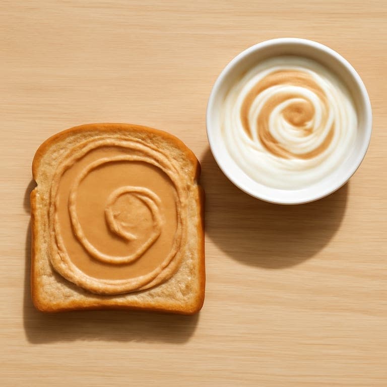BLW safe nut butter serving for 9 month old baby