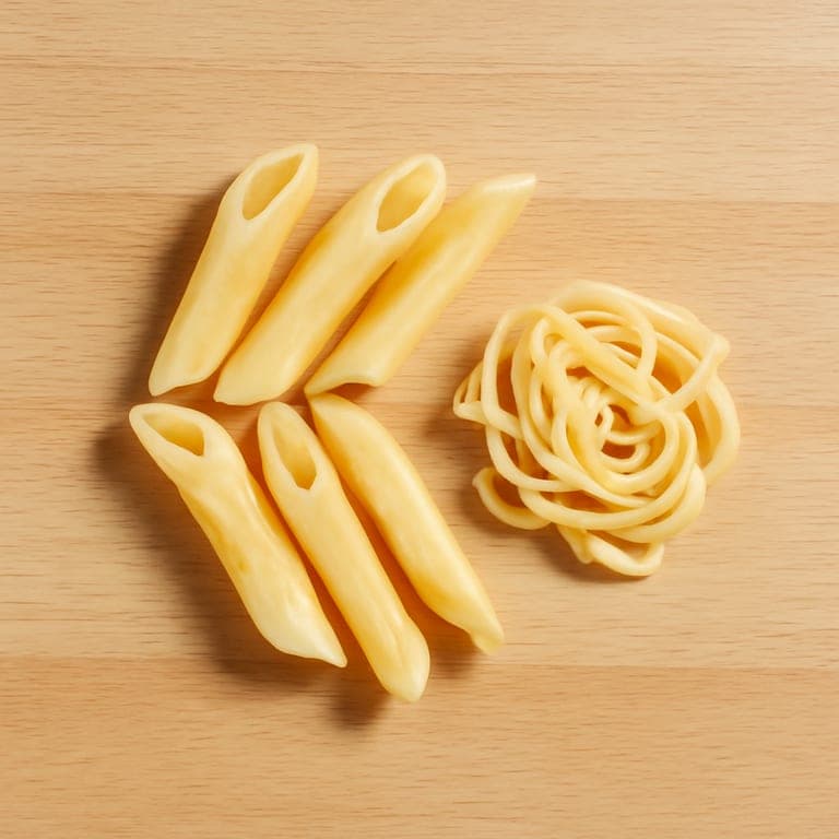 Baby-led weaning pasta cut for 6 month old